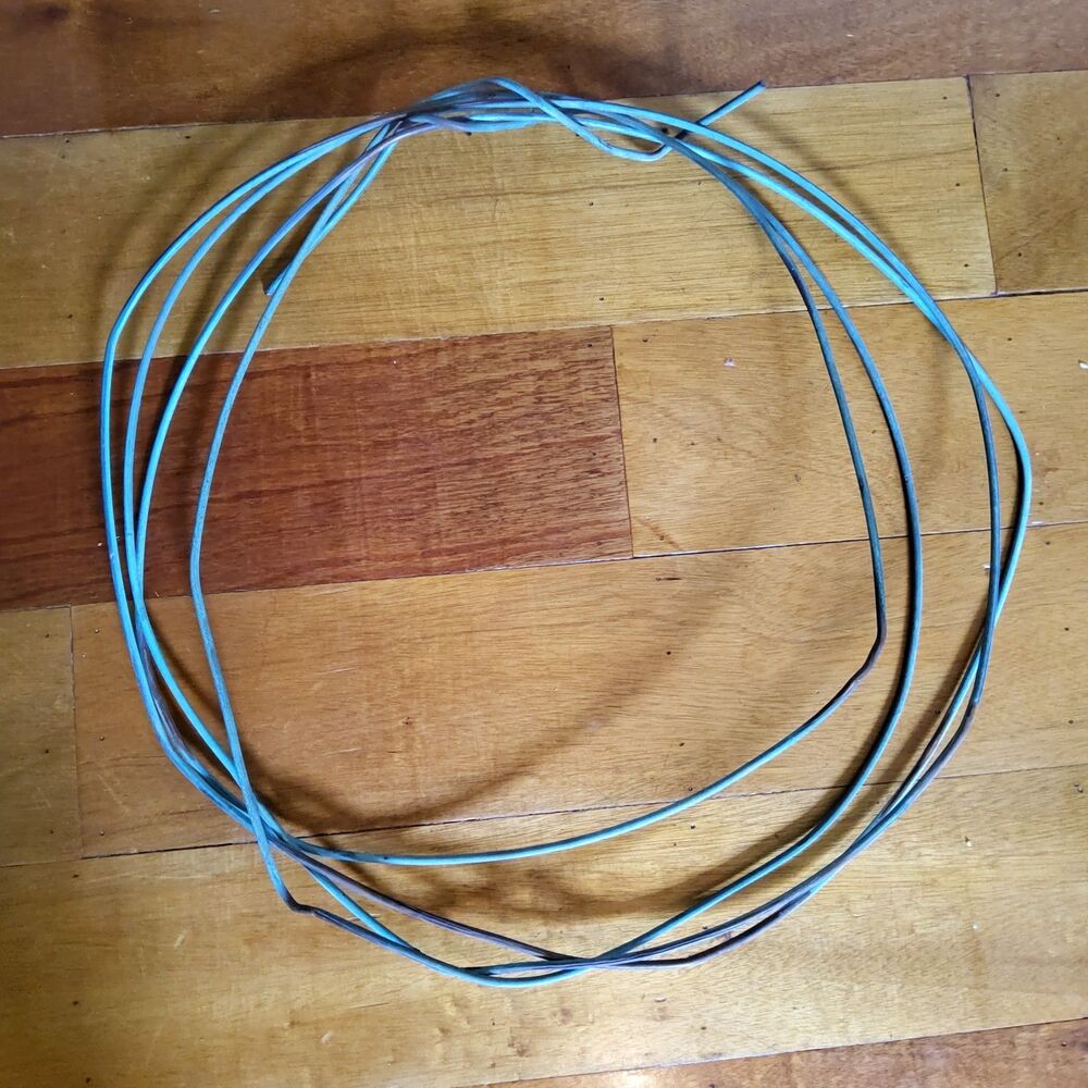 Approximately 21' 7" Bare Copper Wire Previously Used For Light Pole Ground Wire